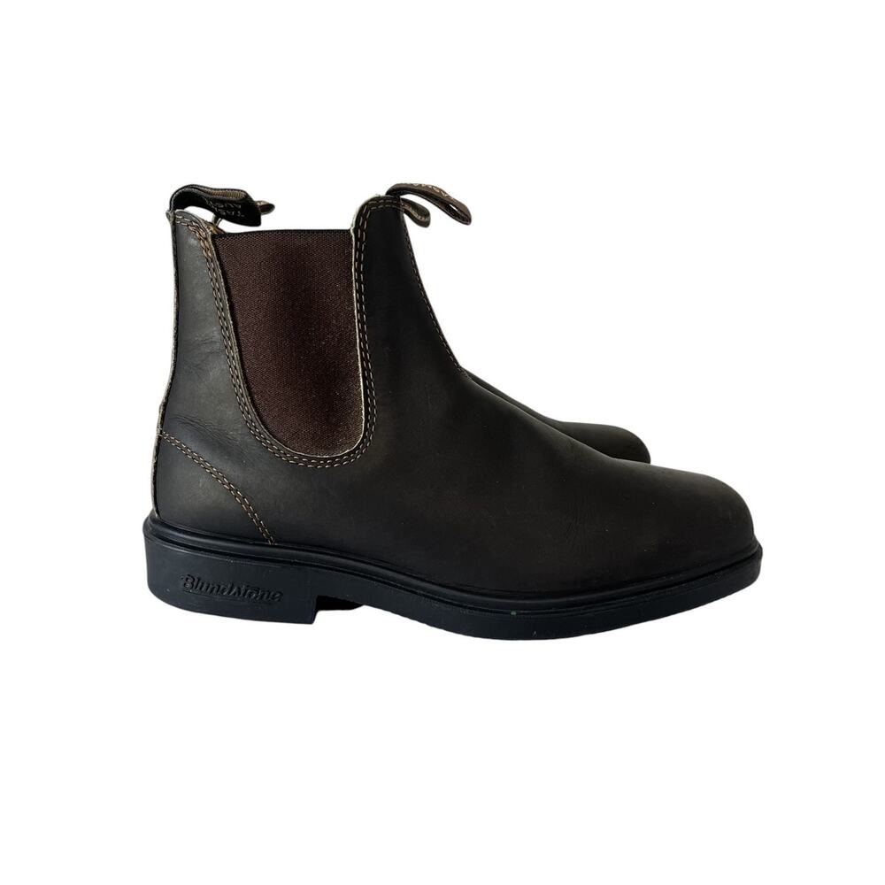 Blundstone 062 Dress Stout Brown Chelsea Boots Chisel Toe AU 8.5 US M 9.5 W 11.5